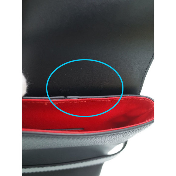 Christian Louboutin Benech Reporter Spike Shoulder Bag Leather - Picture 6 of 8